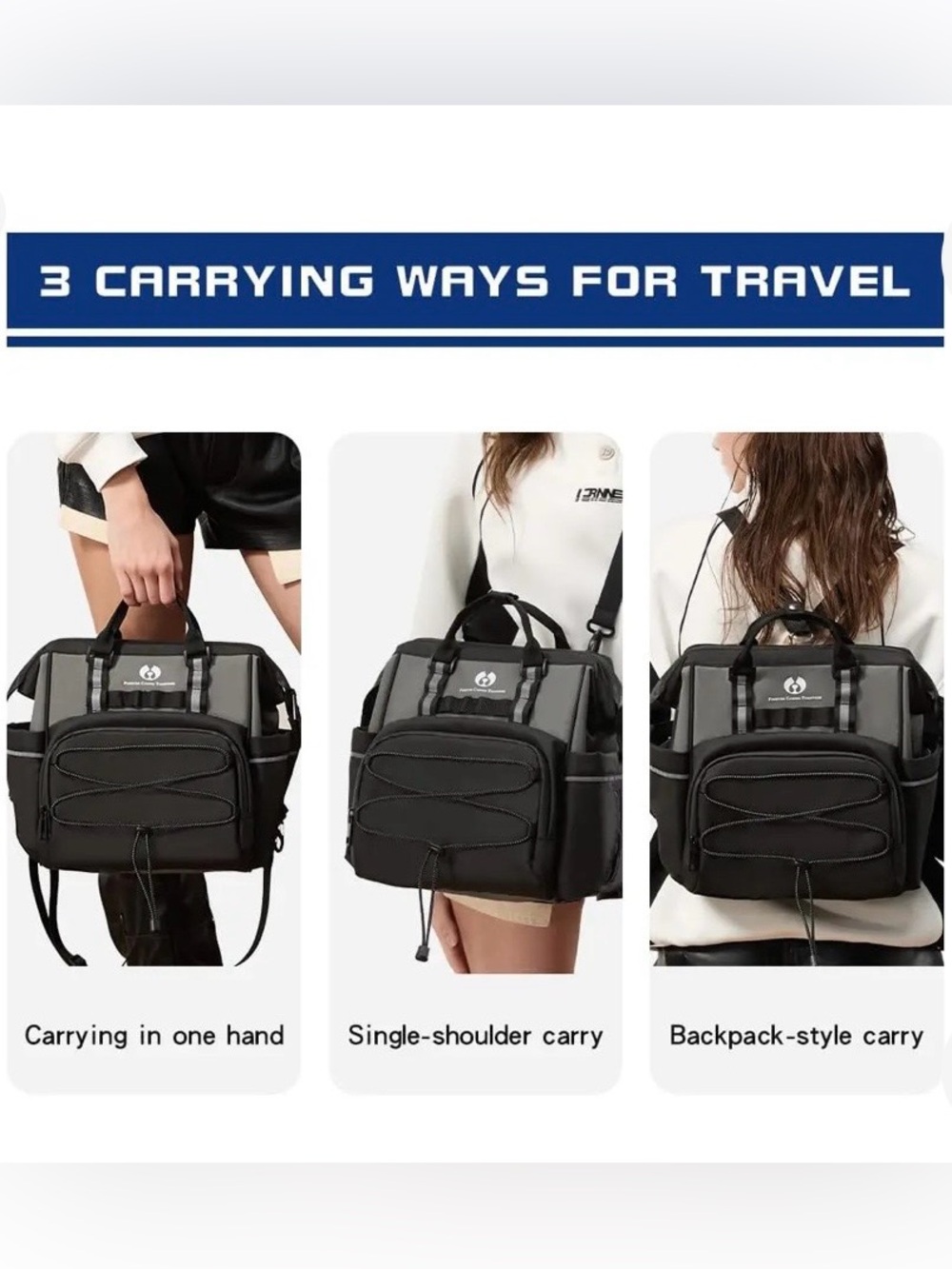 Dog Travel Backpack with Foldable Feeders - Picture 4 of 8
